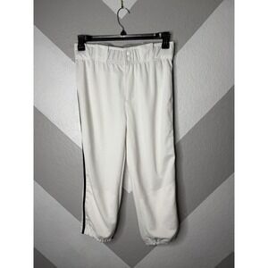 Adidas Mens Baseball Knickers White Black Piping Elastic Cuff GQ9216 Sz Medium